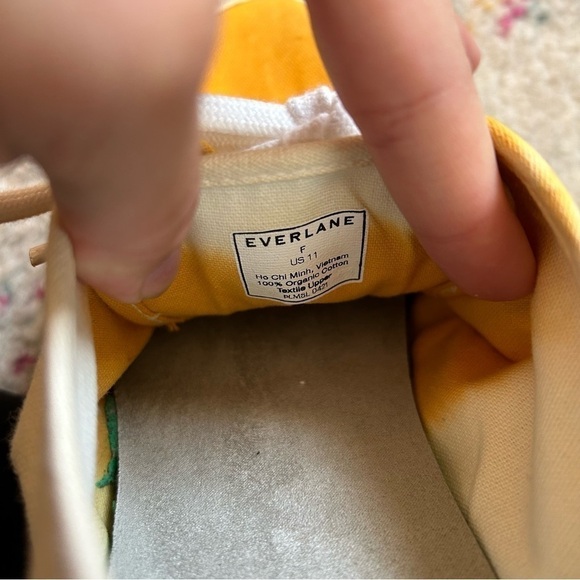 Everlane The Forever Sneaker in Marigold Dip sz 11 - Picture 4 of 8